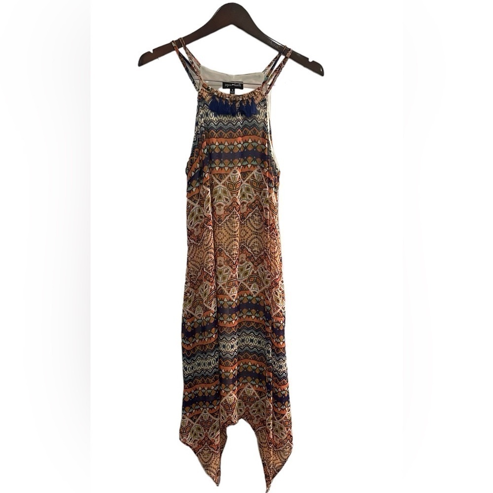 Sequin Heart boho Style Dress Women’s Size Small - Picture 7 of 11